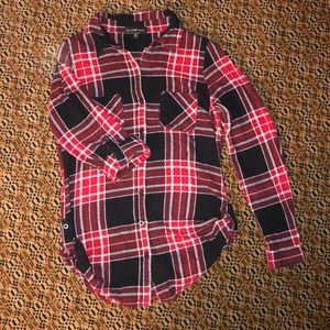 Flannel with back design